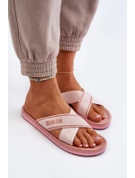 Dámské žabky Big Star model 21652733 Růžové - Big Star Shoes