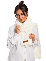 Dlhý zimný šál s aplikáciou loga BK041 - ecru - BE