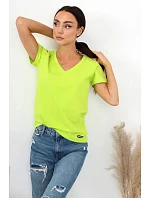 Dámske tričko s krátkym rukávom Serek brown - Off Pink