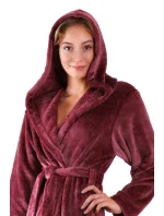 Dámsky župan Siena s kapucňou 3156 mauve wine - Vestis Dámsky župan Siena s kapucňou 3156 mauve wine - Vestis