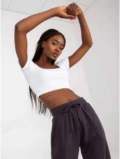 Grafitové tepláky basic s kapsami model 21462245