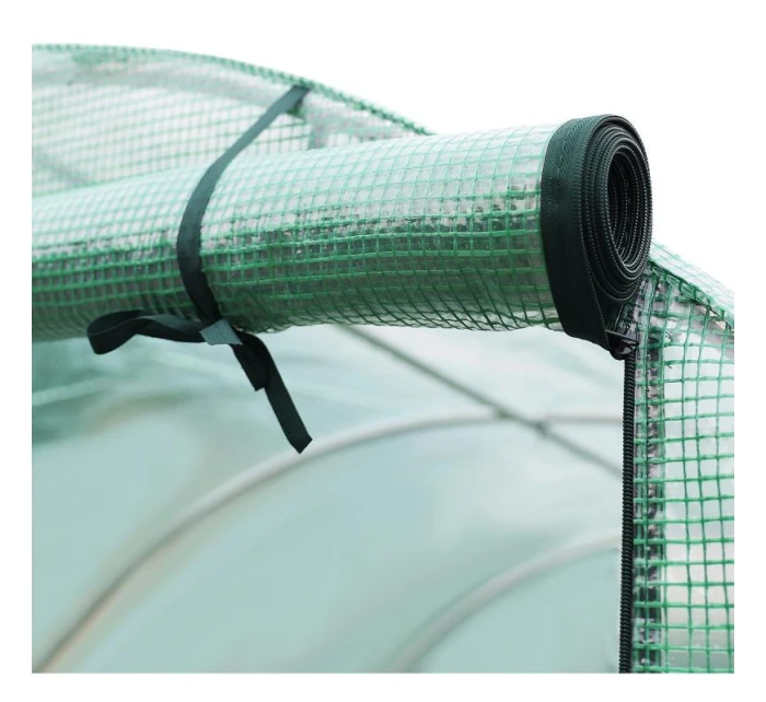 ZÁHRADNÝ TUNEL 200x200x200CM PE KONŠTRUKCIA ZELENÁ OCEL