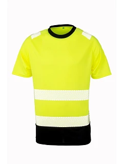 Result R 502X Bezpečnostné tričko 30.502X fluorescenčná žltá/čierna