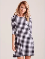 Šaty EN SK 4335.08 čierna a biela Šaty EN SK 4335.08 čierna a biela