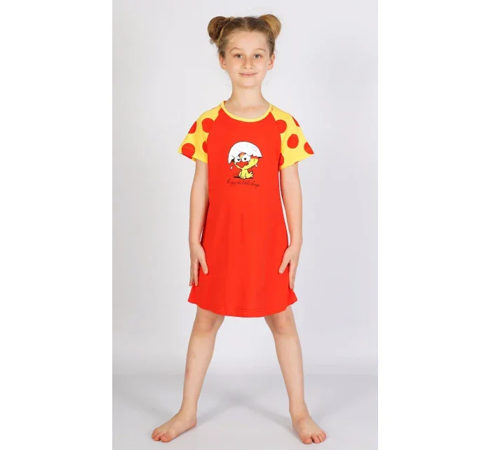 Detská nočná košeľa s krátkym rukávom Malé kurča