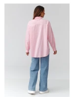 Košeľa s dlhým rukávom model 224100 Makadamia Košeľa s dlhým rukávom model 224100 Makadamia