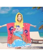 PončoBavlnené svetové detské plážové pončo s kapucňou 60x60 PončoBavlnené svetové detské plážové pončo s kapucňou 60x60