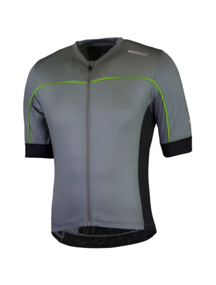 Rogelli PASSO šedo-zelený dres M Rogelli PASSO šedo-zelený dres M