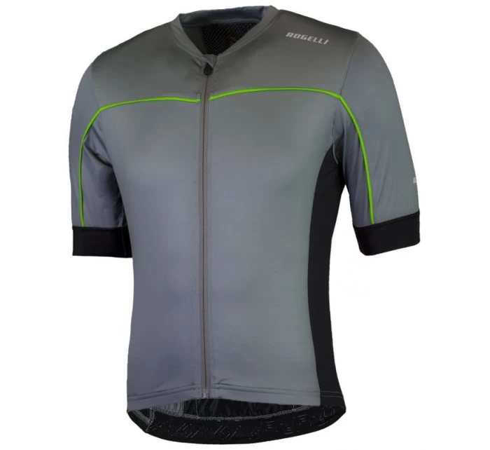 Rogelli PASSO šedo-zelený dres M Rogelli PASSO šedo-zelený dres M