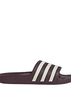 Šľapky adidas Adilette Aqua v bordovej farbe KJ7353