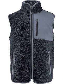 Fleece Vest Men Pánská fleecová vesta Sherpa "TwoTone" navy model 22453588 - James Harvest
