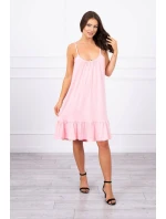 Šaty s pudrově růžové model 18744725 - K-Fashion Šaty s pudrově růžové model 18744725 - K-Fashion