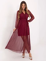 Šaty IT SK 21808.01 burgundy