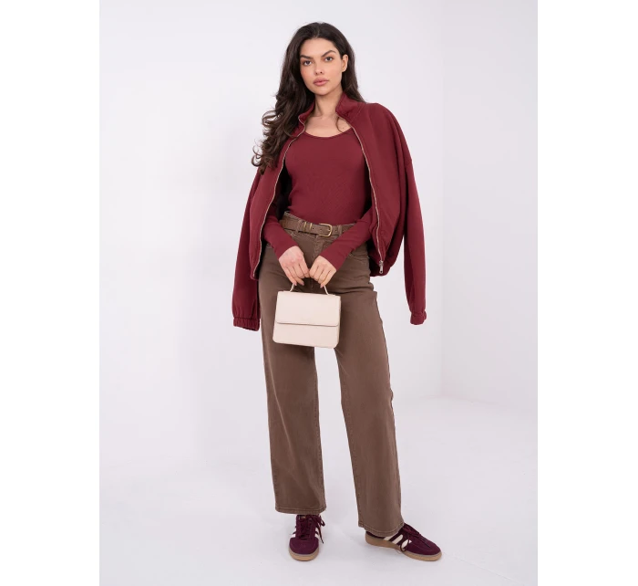 Mikina WT BL A1460.58 bordová