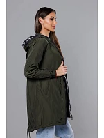 Dámska tenká bunda s ozdobným lemovaním khaki (1811) Dámska tenká bunda s ozdobným lemovaním khaki (1811)
