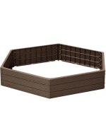 BASE WOOD GARDEN ROCK 6 ELEMENTS RUSTIC BRICK detské