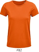 SOL'S Crusader Women Dámske tričko z bio bavlny 25.3581 oranžové