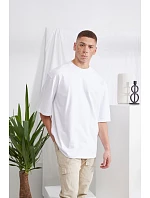 Build your Brand BY 193 Pánske tričko oversize „Huge Tee“ 56.0193 biela piesková