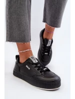 Dámske tenisky na platforme Big Star Black Dámske tenisky na platforme Big Star Black