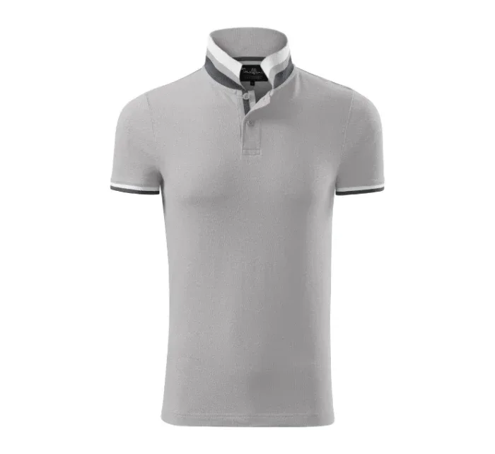 Collar Up polokošile pánská silver gray Collar Up polokošile pánská silver gray