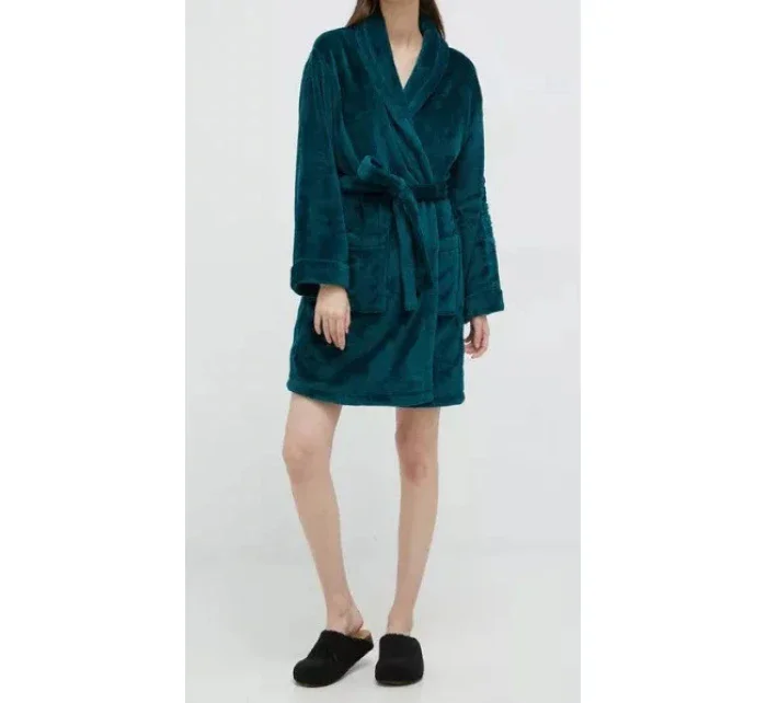 Dámsky župan YI2122605F 370 tm. zelená - DKNY Dámsky župan YI2122605F 370 tm. zelená - DKNY