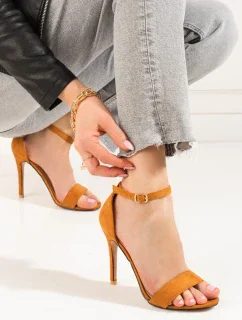 Módní dámské model 18131330 sandály na jehlovém podpatku