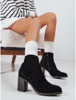 Dámské semišové kozačky černé Dstreet model 21993968 - FashionStreet