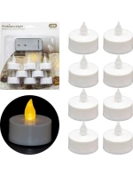 SADA 8 ČAJOVÝCH SVETIELOK S DIAĽKOVÝM OVLÁDANÍM