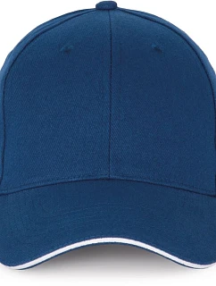 KP 185 6 panelová sandwich kšiltovka model 22423206 royal blue/white - K-up