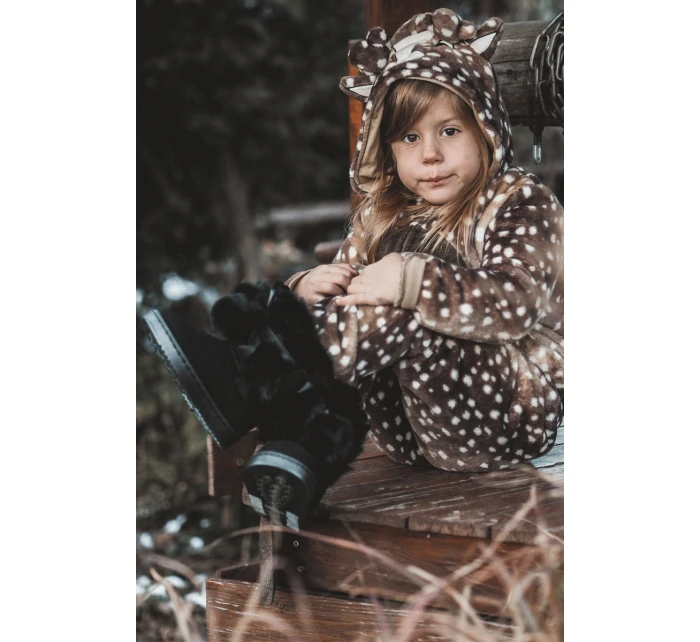 Dětské teplé sněhule Černé model 21600339 - Boto