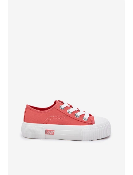 Dziecięce Młodzieżowe Trampki LEE ISLA C LOW JR 50251058 Koralowe