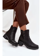 Dámské kotníkové boty na klínu s Černé model 21712131 - EVENTO Dámské kotníkové boty na klínu s Černé model 21712131 - EVENTO