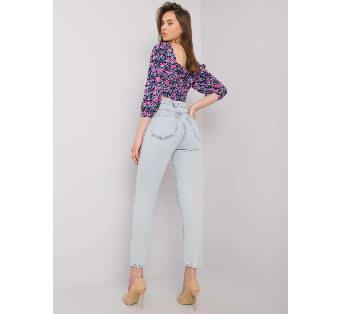 Džínsové nohavice MR SP 901.05P svetlo modrá