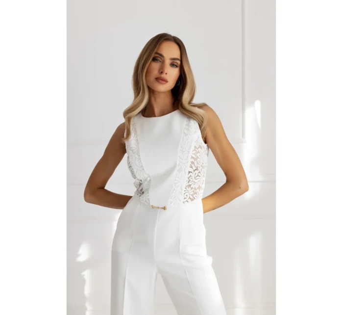 Kombinéza s krajkovými  ecru model 21136240 - Moe