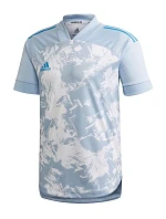 Pánske tričko Condivo FI4221 svetlo modrá s bielou - Adidas