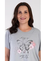 Dámska nočná košeľa s krátkym rukávom Butterfly Dámska nočná košeľa s krátkym rukávom Butterfly