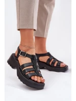 Dámské Sandály  Černé model 21695836 - Zaxy