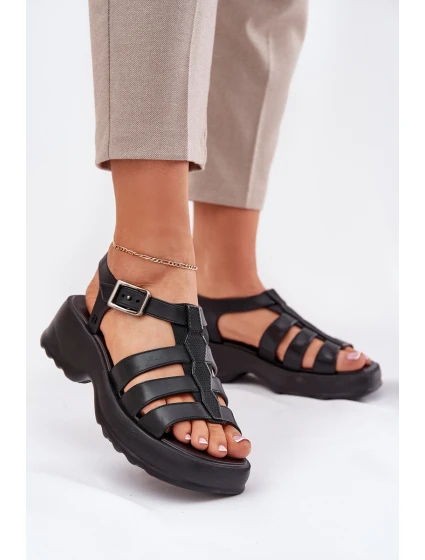 Dámské Sandály  Černé model 21695836 - Zaxy