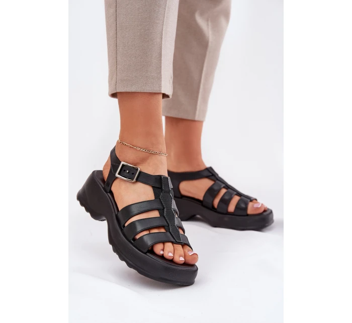 Dámské Sandály  Černé model 21695836 - Zaxy