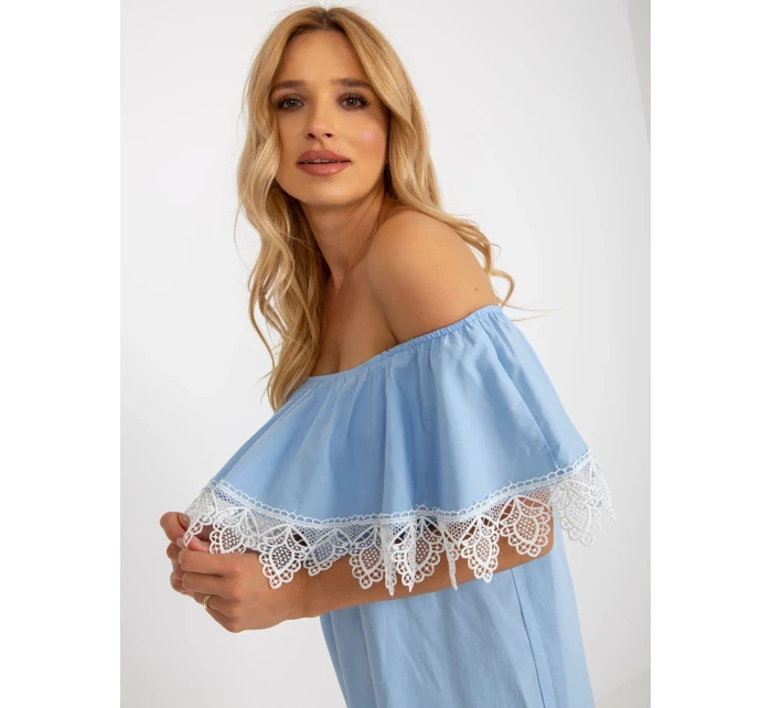 Sukienka LK SK model 18625266 jasny niebieski - FPrice Sukienka LK SK model 18625266 jasny niebieski - FPrice