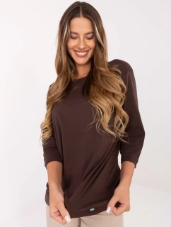 Bluzka RV BZ model 21406680 ciemny brązowy - FPrice