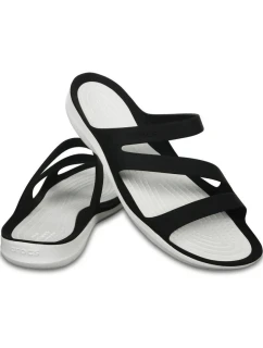 Dámské sandály W 066 Černá s bílou  model 21798491 - Crocs