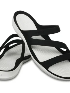Dámske sandále Swiftwater W 203998 066 Black with white - Crocs
