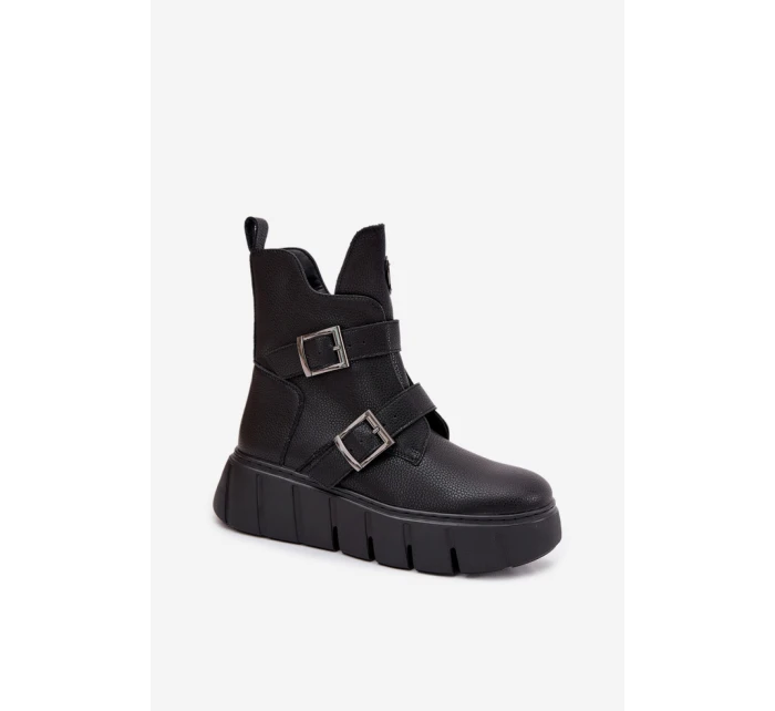 Topánky so širokou podrážkou model 216832 Vykročte štýlovo