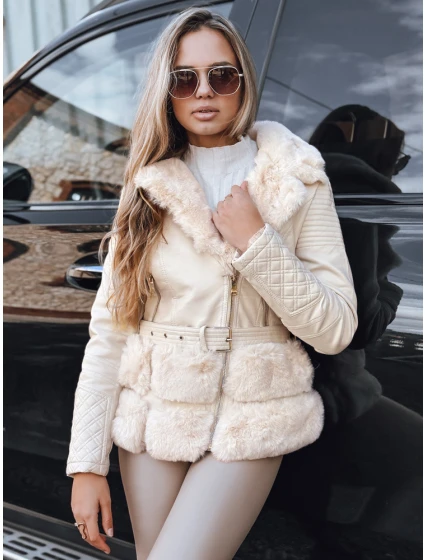 Dámská kožená bunda ramones s kožešinou Dstreet model 21993397 - FashionStreet