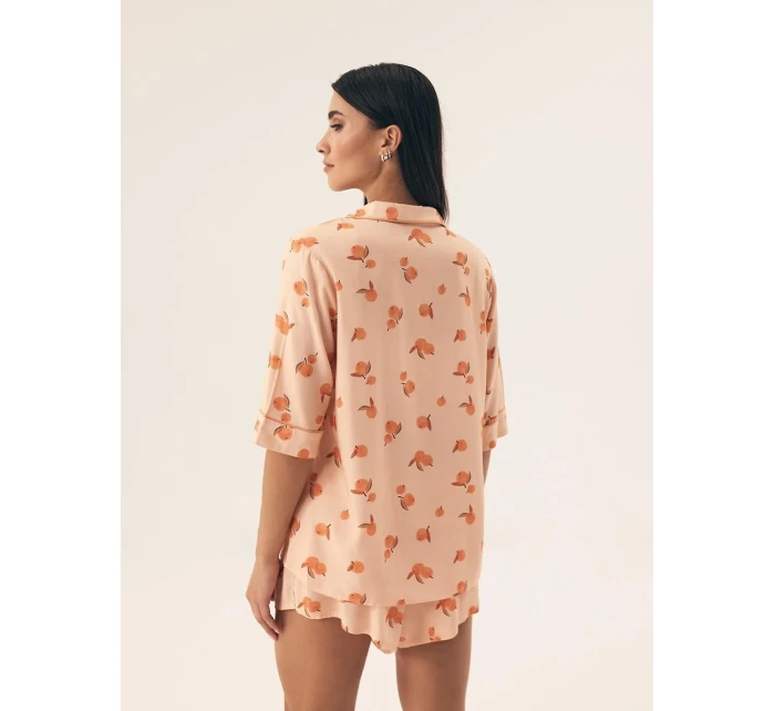 Dámske pyžamo Henderson 42686 Naranja w/r S-2XL pruhované