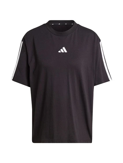 Dámské tričko Essentials 3Stripes černé, model 22348336 - ADIDAS Dámské tričko Essentials 3Stripes černé, model 22348336 - ADIDAS