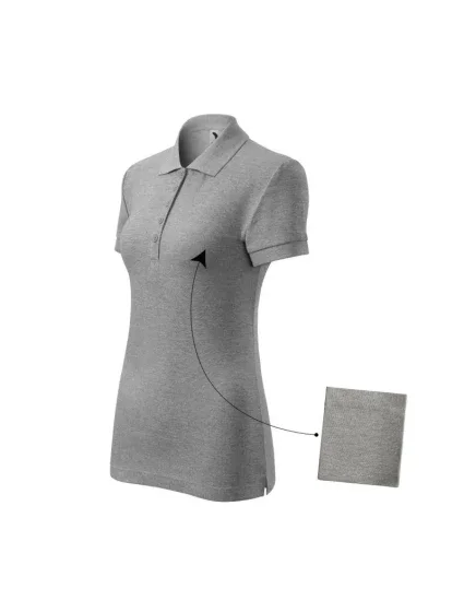 Polokošeľa Malfini Cotton W MLI-21312 tmavo šedá melanž Polokošeľa Malfini Cotton W MLI-21312 tmavo šedá melanž