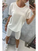 Súprava top+legíny ecru