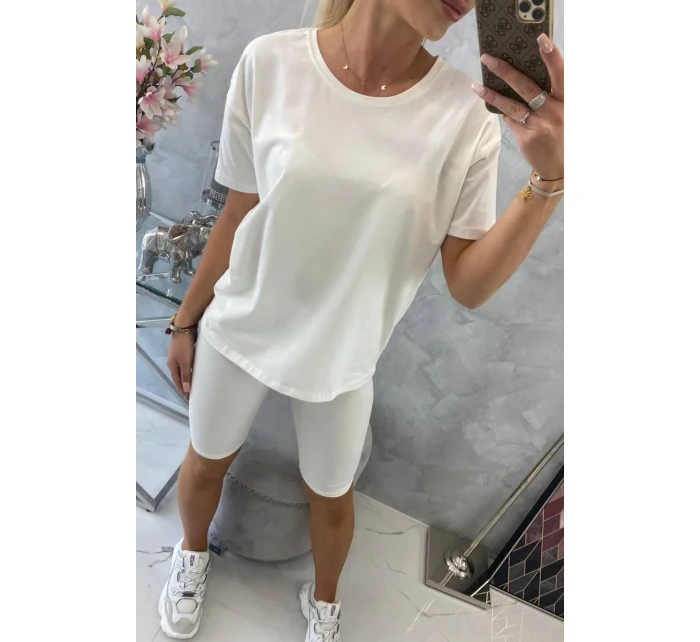 Súprava top+legíny ecru